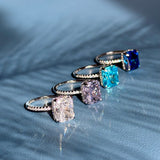 Anello Zahra Azzurro