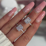 Zahra White ♡ Anello Argento 925