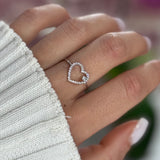 Cuore Regolabile ♡ Anello Acciaio
