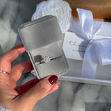 Zahra White ♡ Anello Argento 925