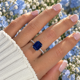 Zahra Blu ♡ Anello Argento 925