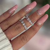 Ama White ♡ Anello Argento 925