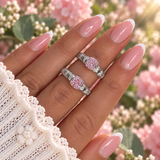 Genny Pink ♡ Anello Argento 925