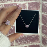 Zahra Pink ♡ Collana Argento 925