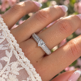Elara White ♡ Anello Argento 925