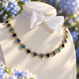 Sapphire Gold ♡ Collana Acciaio