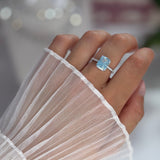 Zahra Celeste ♡ Anello Argento 925
