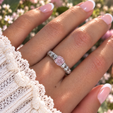 Genny Pink ♡ Anello Argento 925