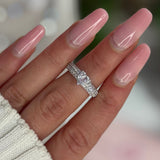 Elara White ♡ Anello Argento 925