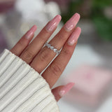 Ama White ♡ Anello Argento 925