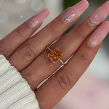 Zahra Orange ♡ Anello Argento925