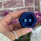 Zahra azzurro ♡ Orecchini Argento 925