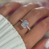 Zahra White ♡ Anello Argento 925