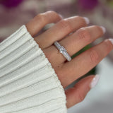 Elara White ♡ Anello Argento 925