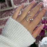 Luna ♡ Anello Argento 925 regolabile