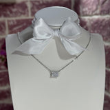 Zahra White ♡ Collana Argento 925