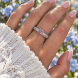 Elara Pink ♡ Anello Argento 925