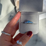 Elara Blu ♡ Anello Argento 925