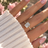 Zahra White ♡ Anello Argento 925