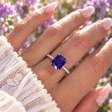 Zahra Viola ♡ Anello Argento 925