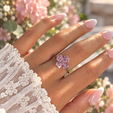 Runa Pink ♡ Anello Argento925