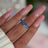 Elara Blu ♡ Anello Argento 925