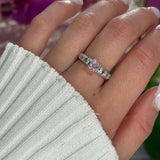 Genny Pink ♡ Anello Argento 925
