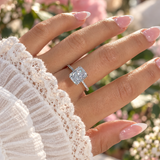 Zahra White ♡ Anello Argento 925