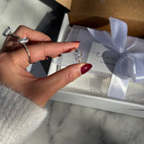 Zahra White ♡ Anello Argento 925