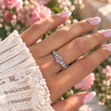 Genny Pink ♡ Anello Argento 925