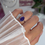 Cut Viola ♡ Anello Argento925