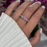Elara Pink ♡ Anello Argento 925
