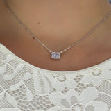 Zahra White ♡ Collana Argento 925