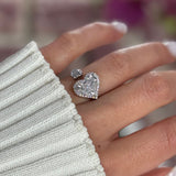 Love regolabile ♡ Anello Argento 925