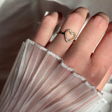 Adjustable Heart Ring