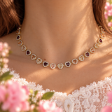 Sapphire Gold ♡ Collana Acciaio