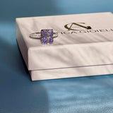 Anello Zahra viola