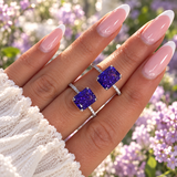 Zahra Viola ♡ Anello Argento 925