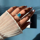 Anello Zahra Azzurro
