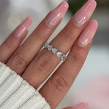 Ama White ♡ Anello Argento 925