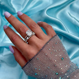 Anello Zahra White