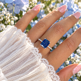 Zahra Blu ♡ Anello Argento 925