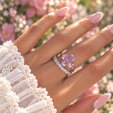 Runa Pink ♡ Anello Argento925