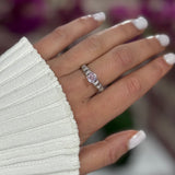 Genny Pink ♡ Anello Argento 925