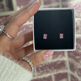 Zahra Pink ♡ Orecchini Argento 924