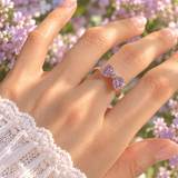Sienna Pink ♡ Anello Argento925