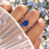 Cut Blu ♡ Anello Argento925