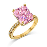 Zahra Pink ♡ Anello Argento 925