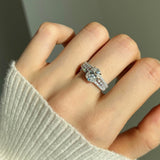 Eclipse White ♡ Anello Argento925