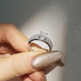 Eclipse White ♡ Anello Argento925